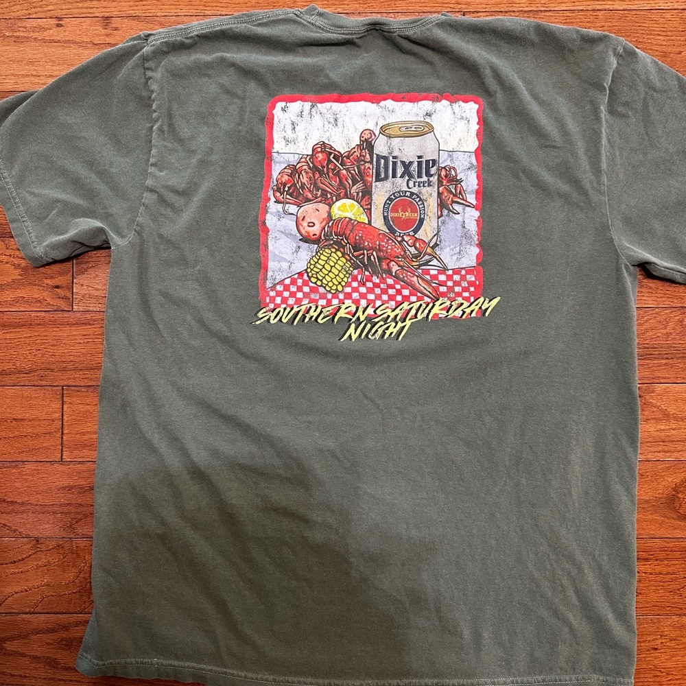 Dixie Creek Outdoors Grey Graphic Tee
